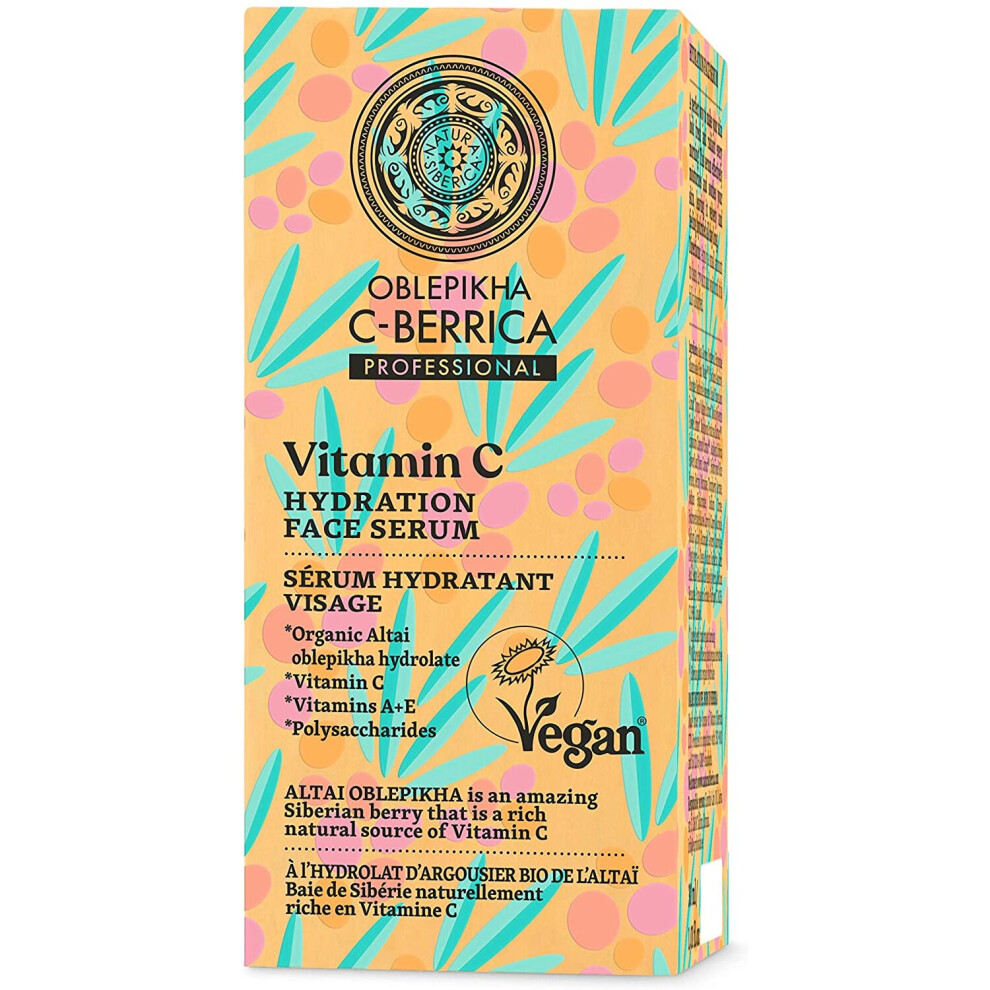Natura Siberica Oblepikha Cberrica Hydration Face Serum, 30 Millilitre