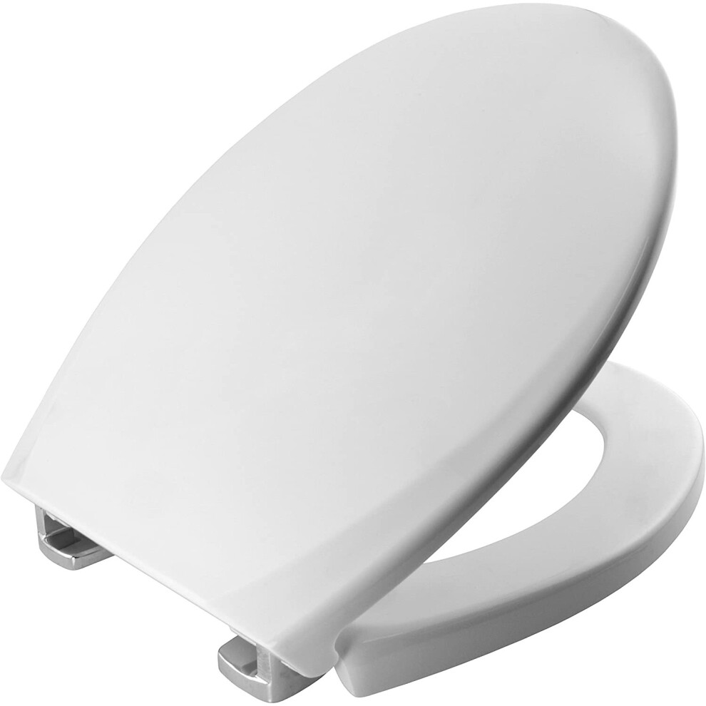 Bemis 3900CPT Oxford STAY TIGHT Toilet Seat - White, 44.0 cm*37.1 cm*6.2 cm