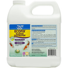 API POND ECOFIX SLUDGE DESTROYER Pond Water Clarifier and Sludge Remover Treatment 1.89 L Bottle
