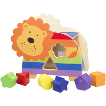 Orange Tree Toys Lion Shape Sorter