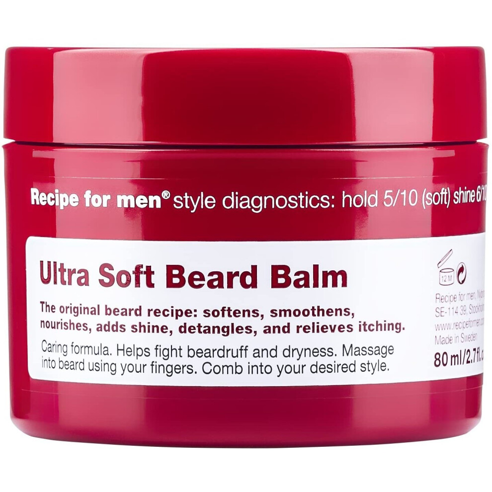 Recipe for Men Ultra Soft Beard Balm  80ml -3 Pack RRP £48 - Image 2