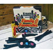 Liquorice Family Favourites Gift Box - Toffee - Pipes - Comfits - Soft Liquorice - Catherine Wheels - Sherbet Fountain - Sticks.