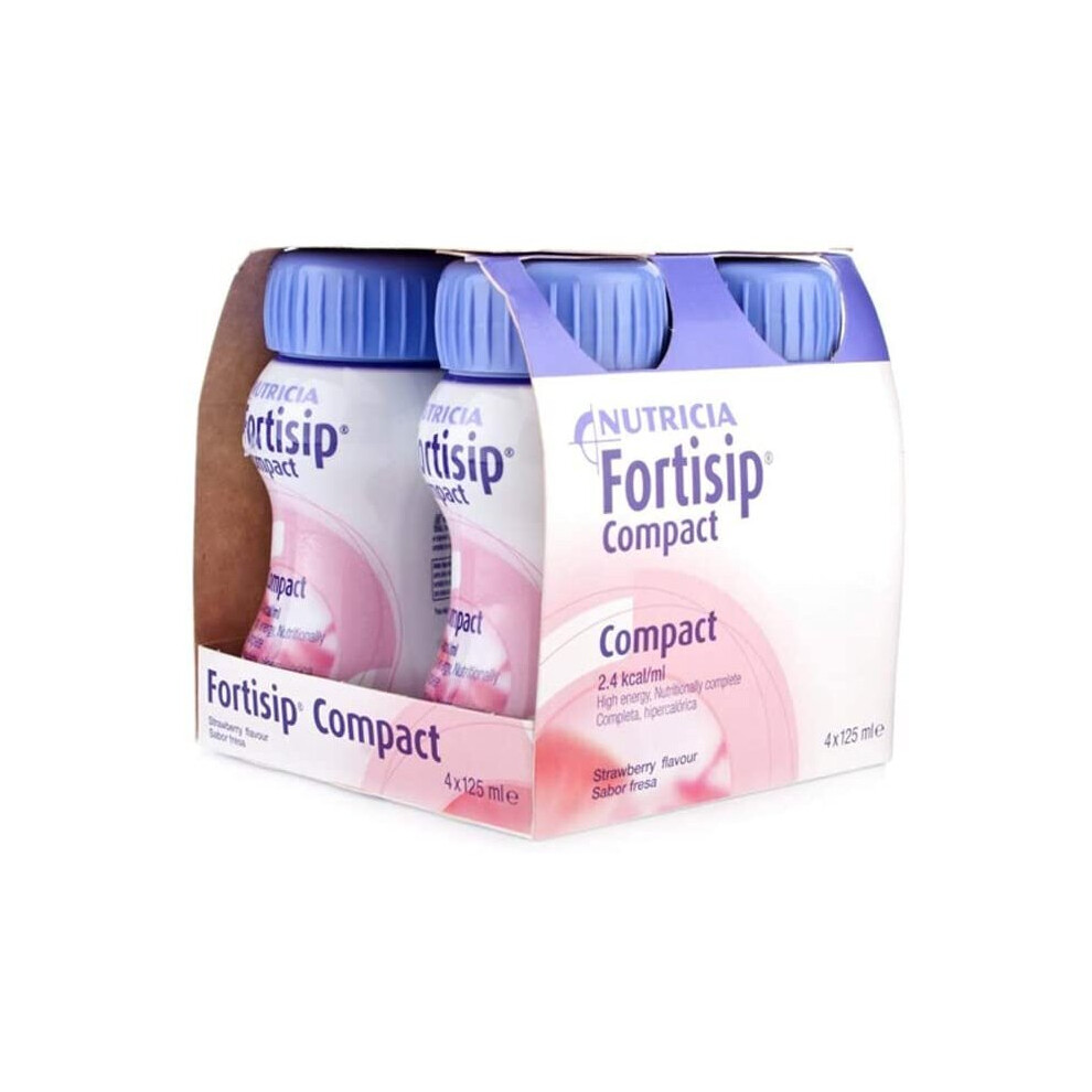 Nutricia Fortisip Compact Prot Strawberry, 500 Millilitre, (Pack Of 4)