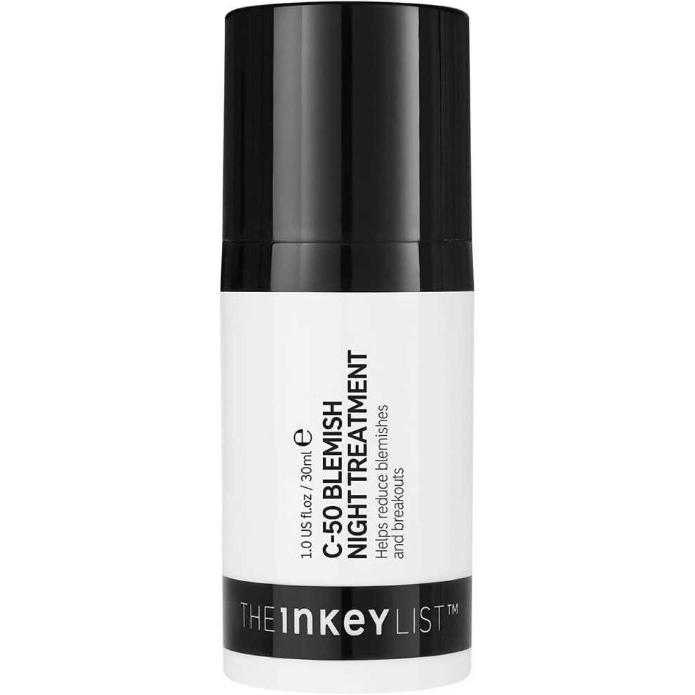 The INKEY List C-50 Blemish Night Treatment to Reduce Breakouts and Blemishes 30ml