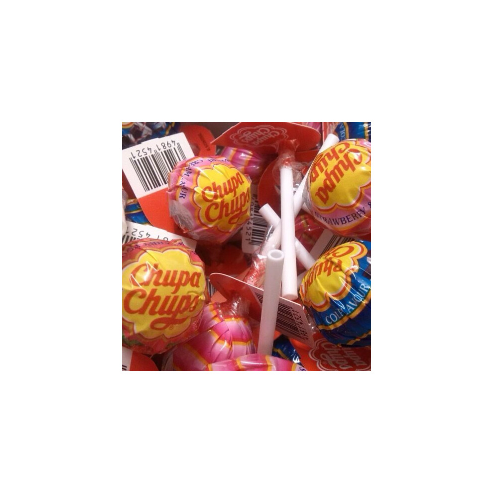 30 x Chupa Chups Lollies Assorted Flavours (Best of)