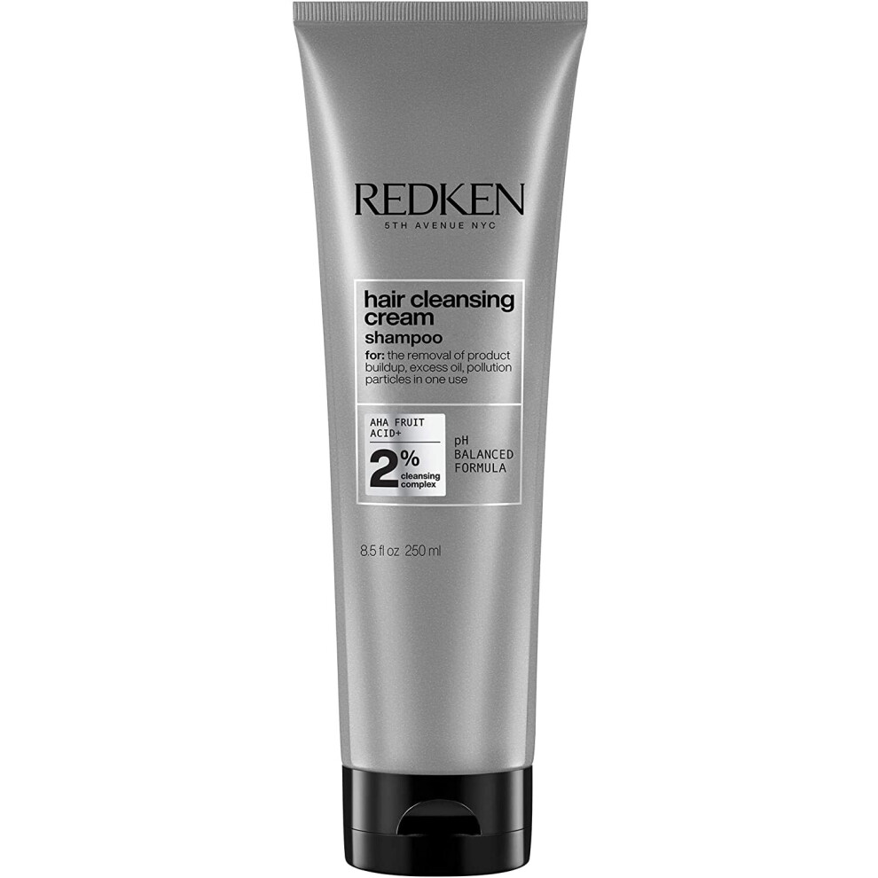Redken | Hair Cleansing Cream | Shampoo | Fruit Acids | Removes Impurities, Product Build-Up | 250ml