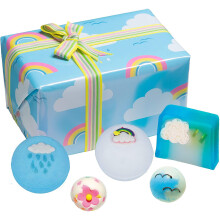 Bomb Cosmetics Right as Rain Handmade Wrapped Bath & Body Gift Pack, Contains 5-Pieces, 480 g