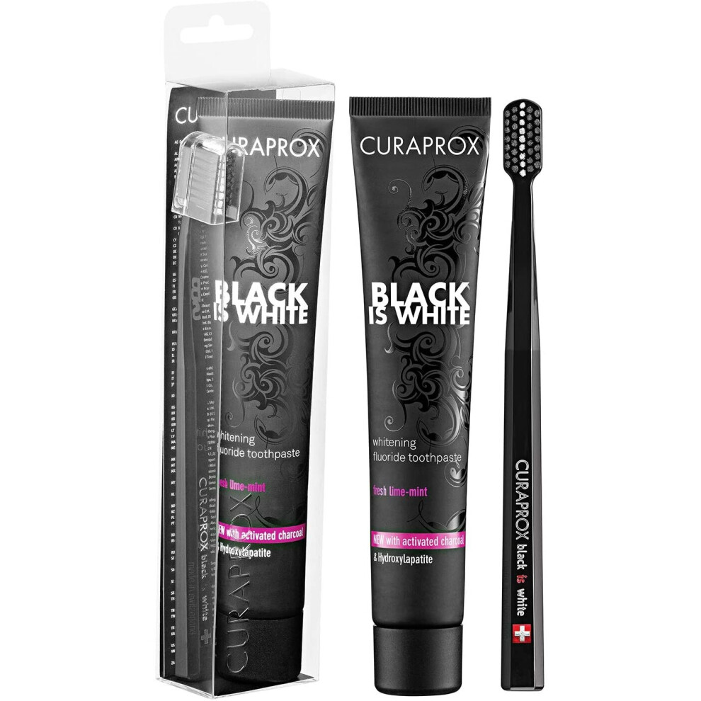 Curaprox Black is White Charcoal Toothpaste