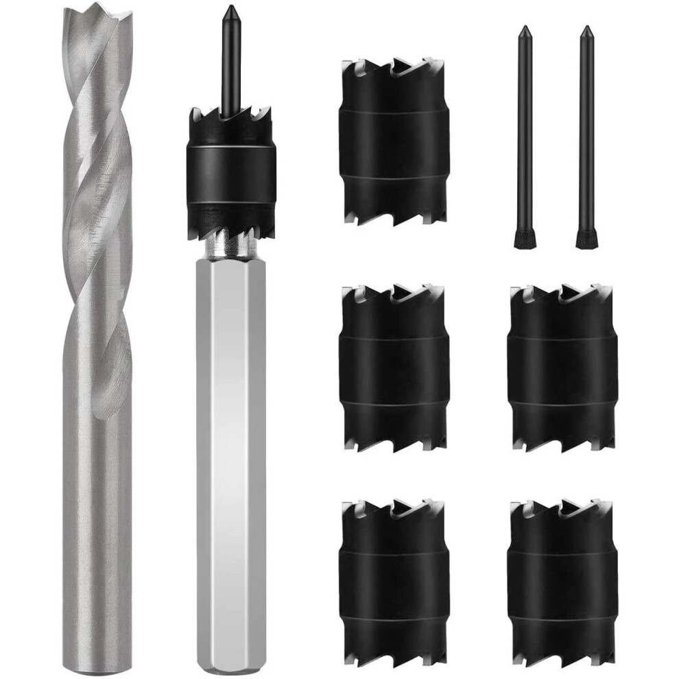 Photos - Power Tool Accessory Spot Weld Cutter, Sheet Metal Hole Cutter, Punch Remover Panel Separator for Power Drill Welding Auto Body Work Tool, 3/8 In