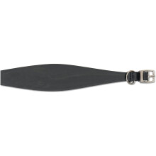 Ancol Leather Greyhound Collar Black 34-43cm