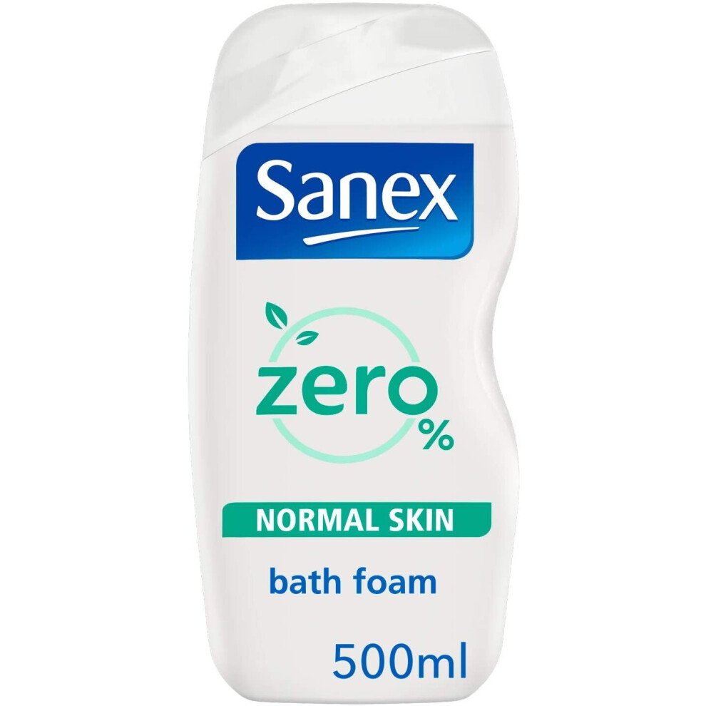 Sanex Zero% Bath Foam for Normal Skin, 500 ml