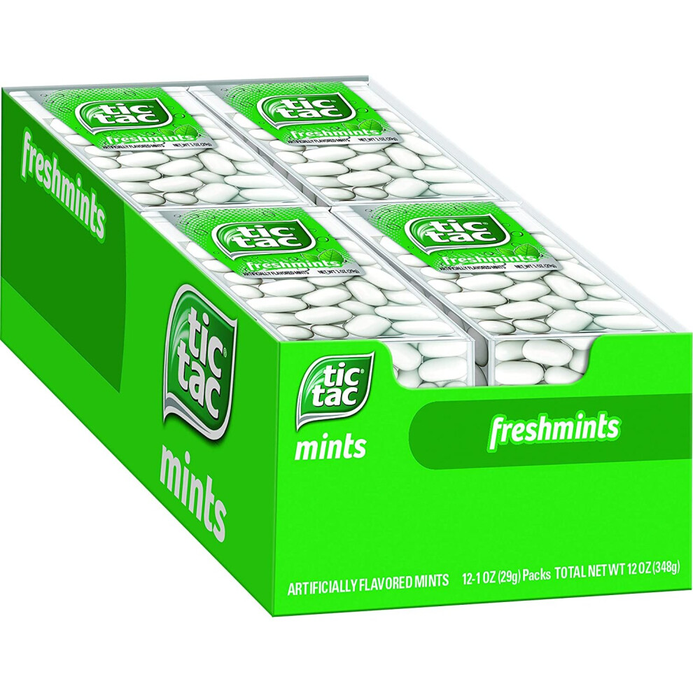 Tic Tac Mints, Freshmints, 1 oz. (12 Count)