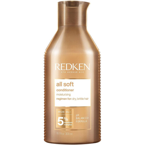 REDKEN Redken | All Soft | Conditioner | for Dry Hair | Argan Oil | Intense Softness and Shine | 300ml