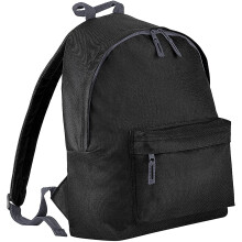 BagBase Men's BG125 agbase Fashion Backpack/Rucksack (18 litres) (One Size) (Black)