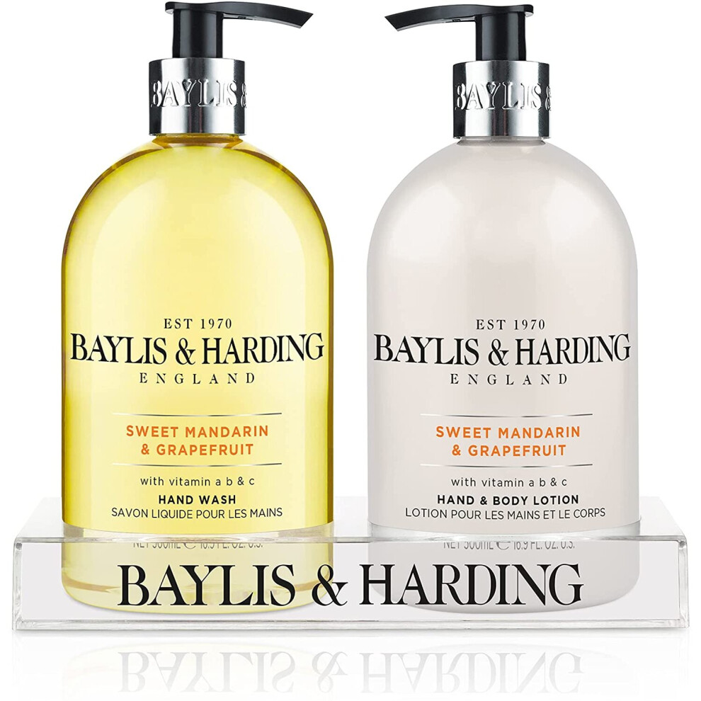 Baylis & Harding Sweet Mandarin & Grapefruit 2 Bottle Set in a - Image 6
