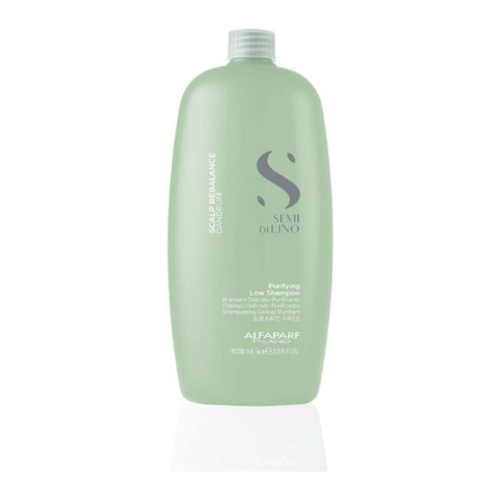 Alfaparf Milano Semi Di Lino Scalp Rebalance Purifying Low Shampoo, 1 L, 8022297095905