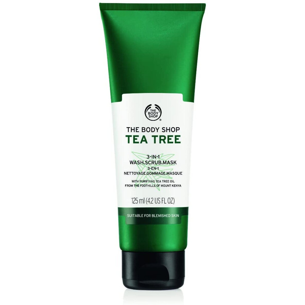 The Body Shop Tea Tree 3-In-1 Wash Scrub Mask 125ml