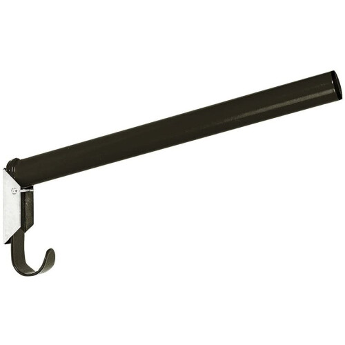 Kerbl 32845 Folding Saddle Holder Round Integrated Snaffle Holder Black