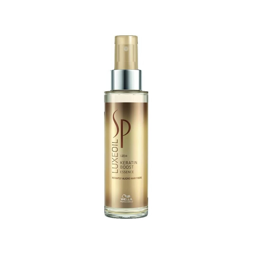 Wella SP System Professional Luxeoil Keratin Boost Essence Hair aroil Pack of 1 (1 x 100 ml)