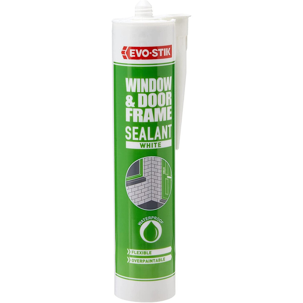 Evostik 30811729 Flexible Sealant For Doors And Windows, White