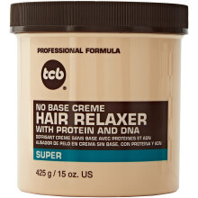 TCB Professional No Base Creme Hair Relaxer Super Strength 425 g/15 oz