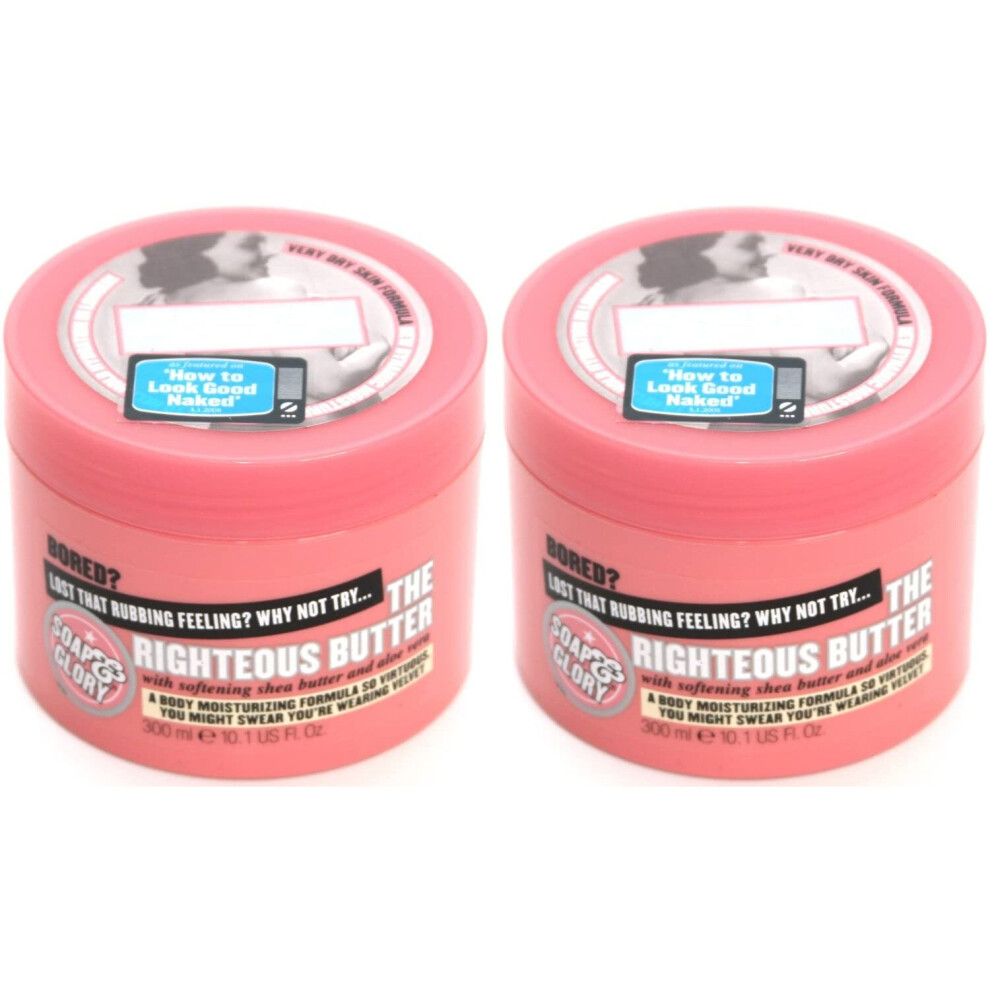 Soap And Glory The Righteous Butter Body Butter 300ml (Pack Qty 2)