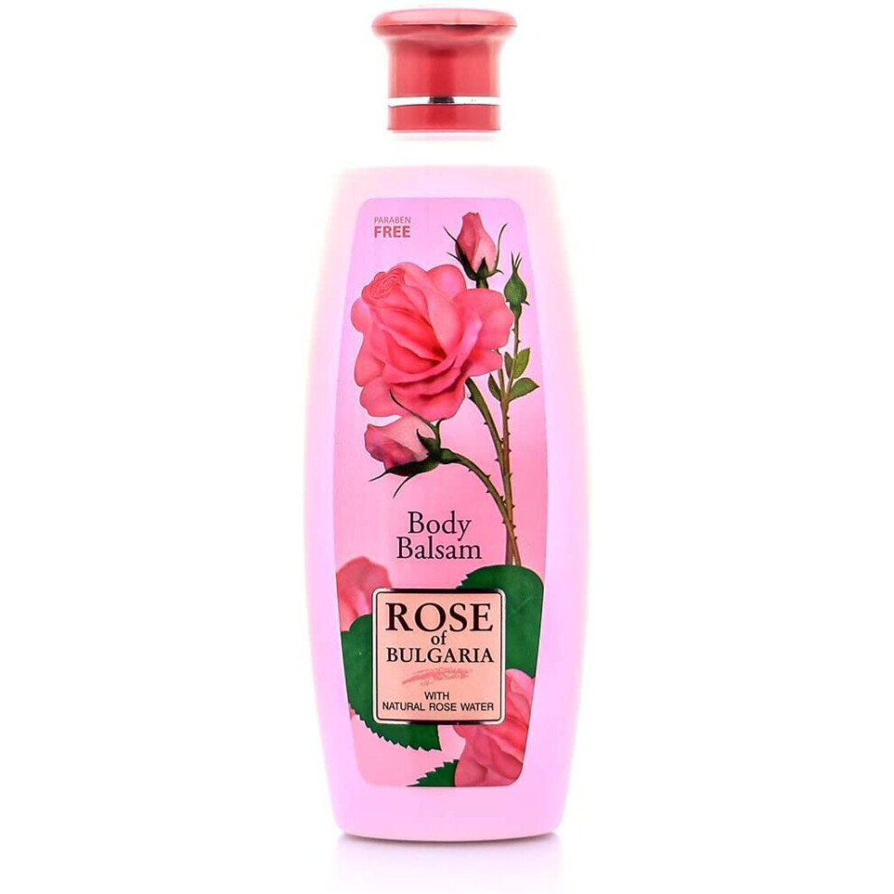 Rose Of Bulgaria Biofresh Body Lotion Blasam Rich With 100% Natural Rose Water, Vitamin E & Rosemarine, 330 Ml