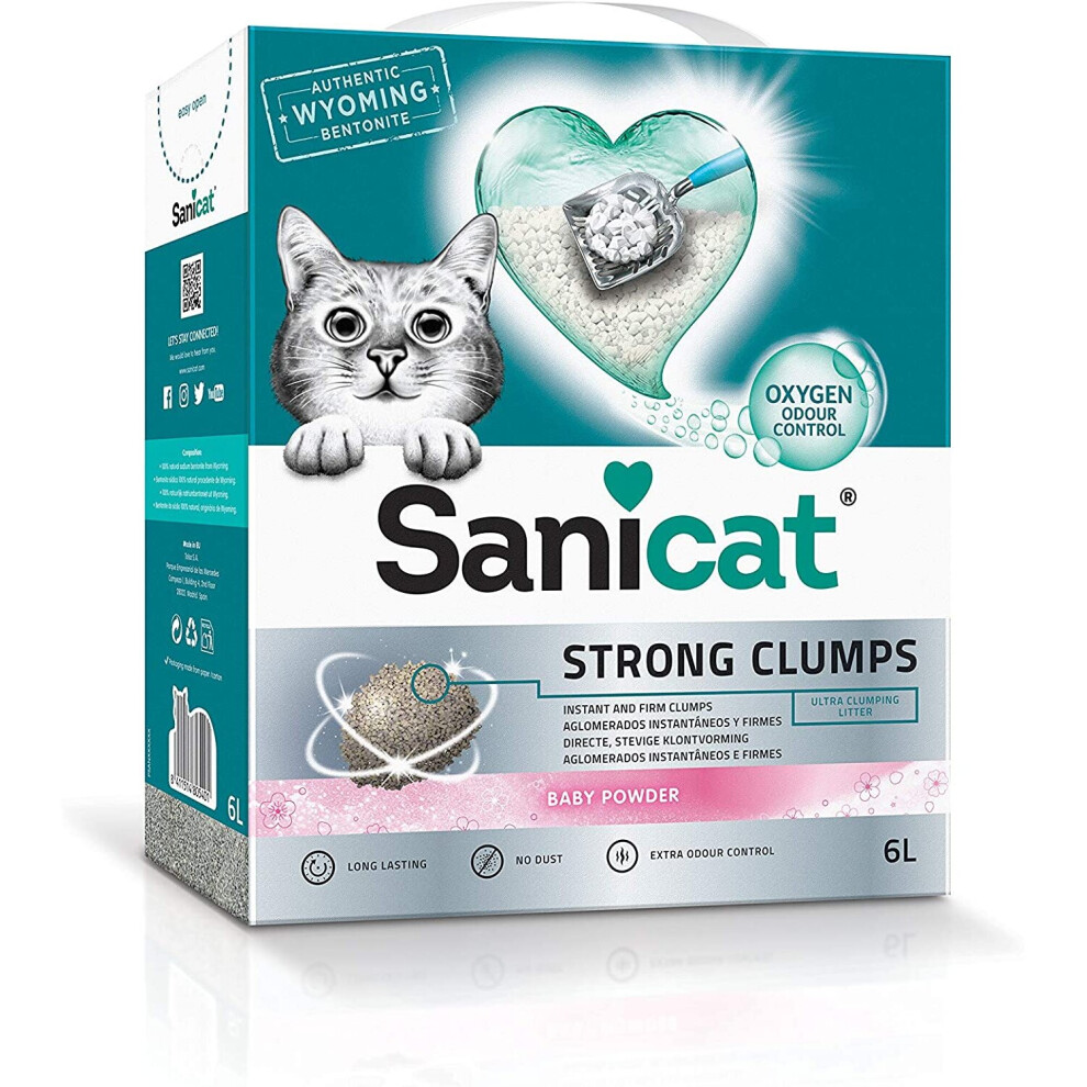 Sanicat Strong Clumps baby Powder 6L