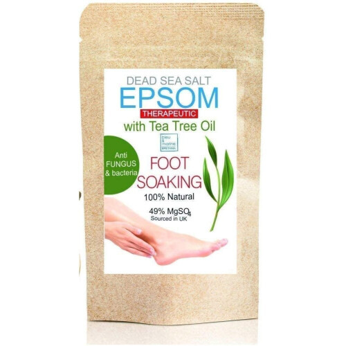 Tea Tree Epsom & Dead Sea Salt Antifungal Antibacterial Foot Soak 250 g