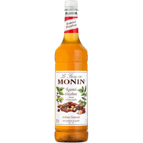 Monin Roasted Hazelnut Syrup - 1ltr Bottle