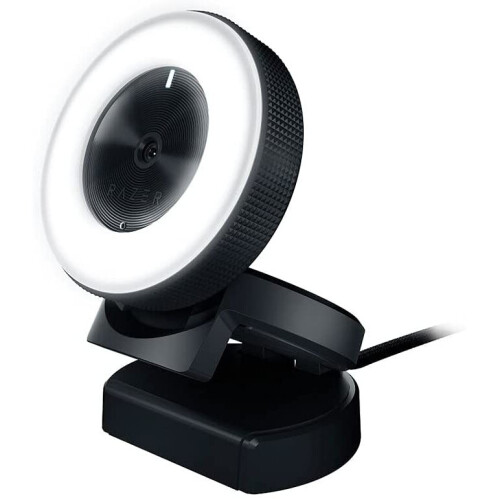 Razer Razer Kiyo - Streaming Camera with Ring Lighting (USB Webcam, HD Video 720p, 60 FPS, Compatible with Open Broadcaster Software, Xsplit, Autofocus, Cam 2
