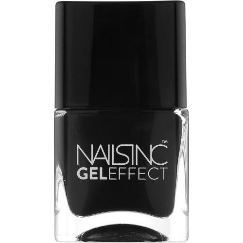 Nails.INC Nails Inc Gel Effect Polish, Black Taxi