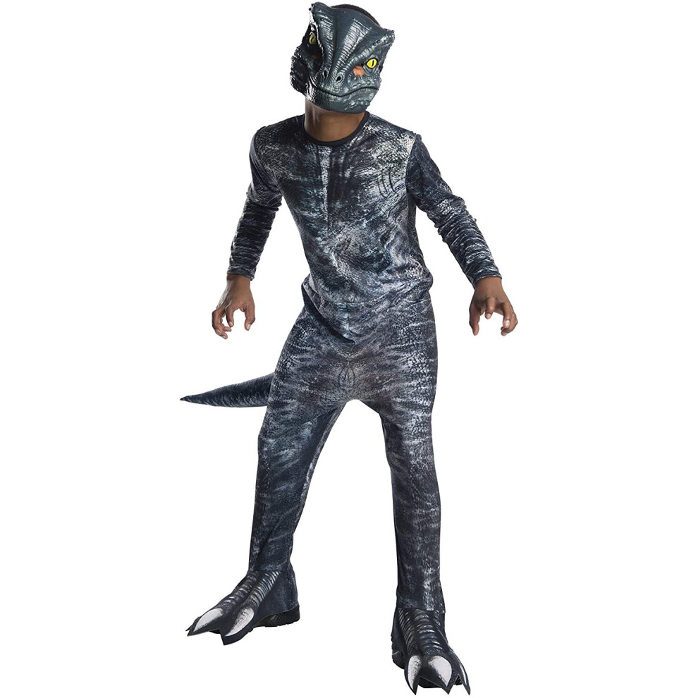 Rubie's Official Jurassic World Fallen Kingdom Velociraptor Dinosaur Costume, Childs