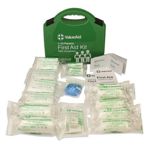 Value Aid HSE Compliant Workplace First Aid Kit (1-10 Person)