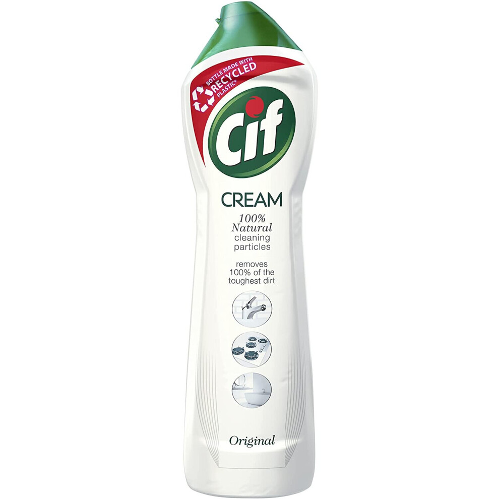 B&Q - 100% Natural Cleaning Particles Original Cream Cleaner 500Ml6Pk - Image 2