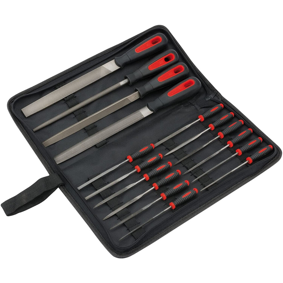 Draper Redline 68904 File Set (16-Piece)