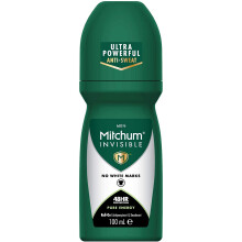 Mitchum Invisible Men 48HR Protection Roll On Deodorant & Anti-Perspirant, No White Marks, Alcohol Free, Pure Energy