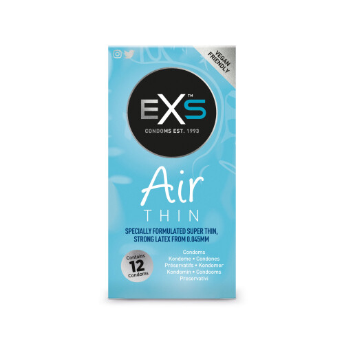 Preservativos EXS Air Thin - Caixa com 12 1