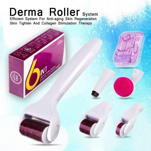 Derma Roller Kit Micro Needling, Face Roller with Titanium Needle