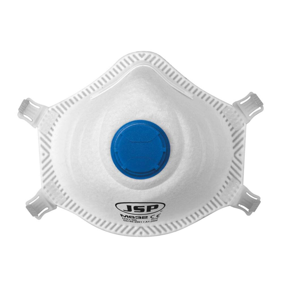 Jsp Moulded Disposable Mask Ffp3 (M632) - Box Of 10 - (Bgz130-000-A00) 5038428562768