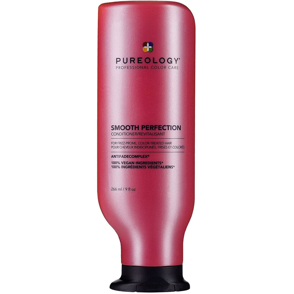 Pureology | Smooth Perfection | Conditioner | For Frizz-Prone, Colour Treated Hair | Vegan | 266ml