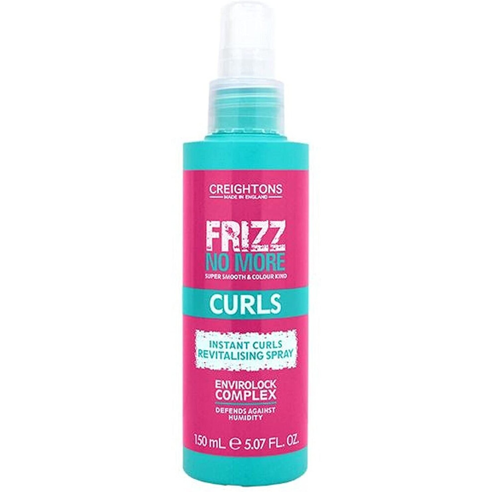 Creightons Frizz No More Instant Curls Revitalising Spray (150ml) - The conditioning formula adds glossy shine, reduces frizz & defines curls for last