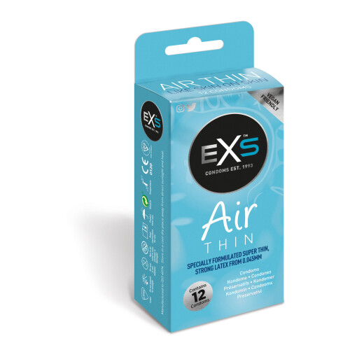 Preservativos EXS Air Thin - Caixa com 12 2
