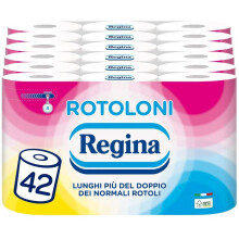 Regina Rolls Toilet Paper (500 Sheets per Roll, 100% FSC Certified, 42 Rolls)