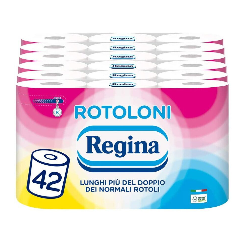 Regina Rolls Toilet Paper (500 Sheets Per Roll, 100% Fsc Certified, 42 Rolls)