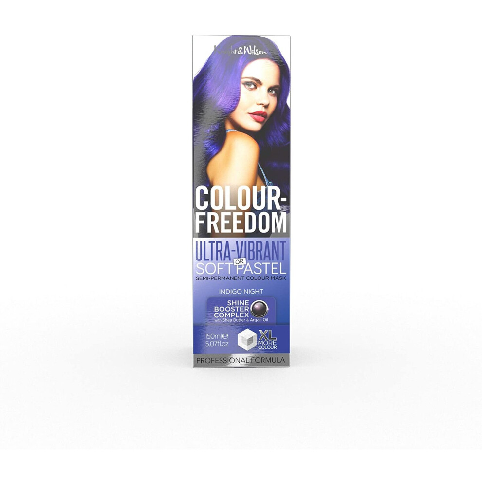 Knight & Wilson Blue Colour Freedom Indigo Night Non Permanent Hair Colour