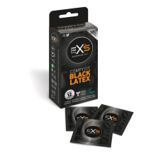 Preservativi in lattice neri x12 EXS