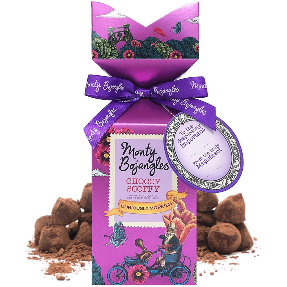 Monty Bojangles Choccy Scoffy Chocolate Cocoa Dusted Truffles 150g