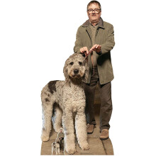 Star Cutouts SC1585 Jim and Milson Dog Friday Night Dinner Mark Heap Lifesize Cardboard Cutout/Standee/Standup, Multicolour