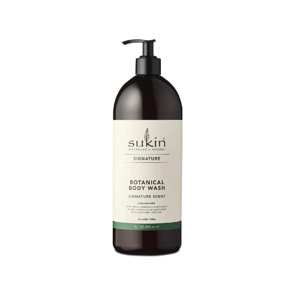 Sukin Botanical Body Wash 1 litre